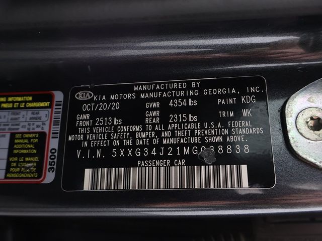 2021 Kia K5 EX Automatic FWD - 22924156 - 52