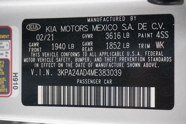 2021 Kia Rio LX IVT - 22914285 - 24