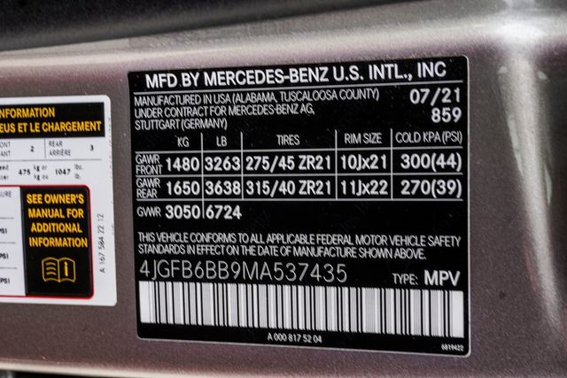 2021 Mercedes-Benz GLE AMG GLE 53 4MATIC SUV - 22933713 - 34