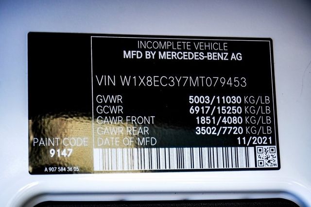2021 Mercedes-Benz Sprinter Cargo Van 3500XD High Roof V6 170" RWD - 22539809 - 49