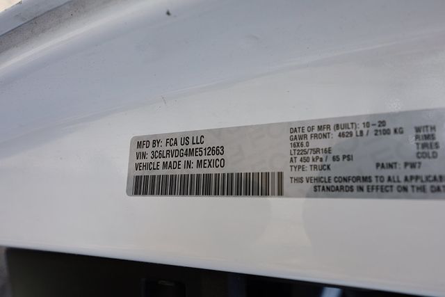 2021 RAM ProMaster Cargo Van 2500 High Roof 159" WB - 22933098 - 24