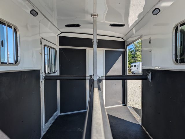 2021 Shadow 2 Horse KingMate Straight Load Side Ramp GN  - 22928097 - 9