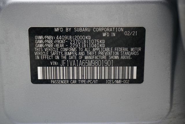 2021 Subaru WRX Manual - 22864868 - 24