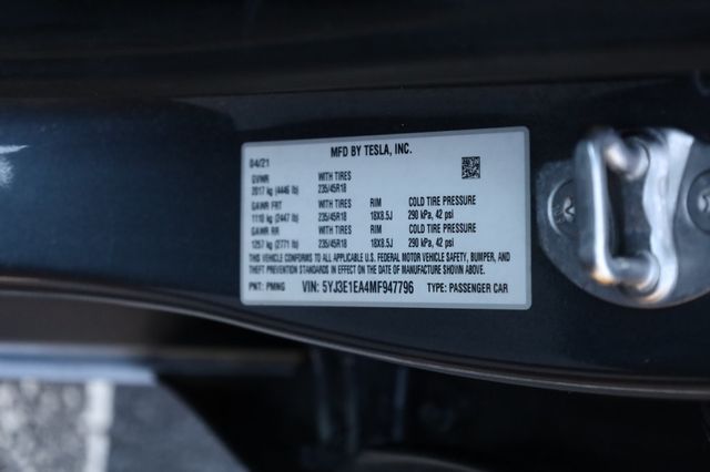 2021 Tesla Model 3 Standard Range Plus RWD - 22928745 - 10