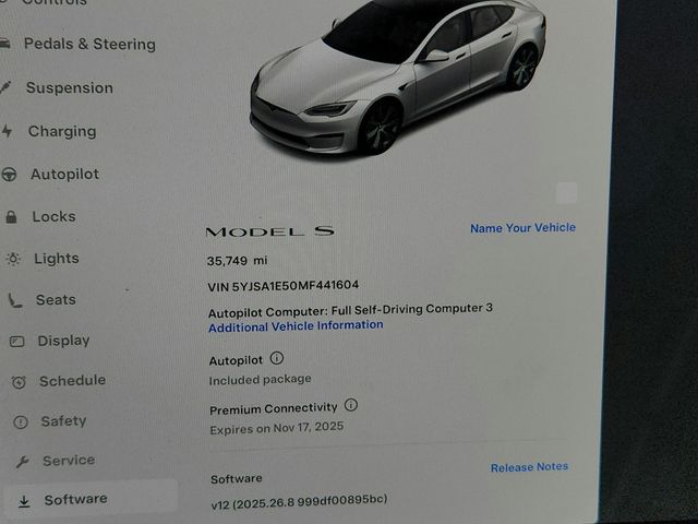 2021 Tesla Model S Long Range AWD with Cream Premium Interior - 22934826 - 15