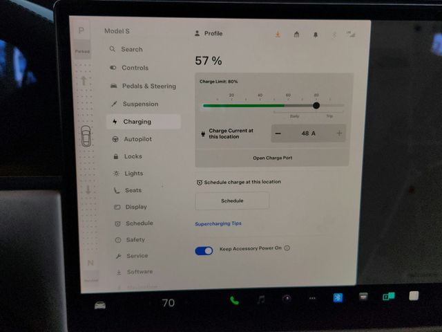 2021 Tesla Model S Long Range AWD with Cream Premium Interior - 22934826 - 18