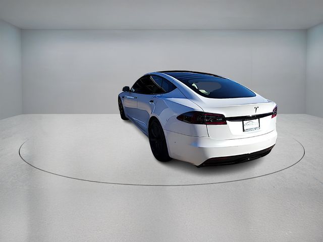 2021 Tesla Model S Long Range AWD with Cream Premium Interior - 22934826 - 4