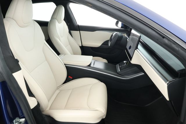 2021 Tesla Model S Plaid AWD with Upgraded 21'' Wheels & Cream Premium Interior - 22933255 - 25