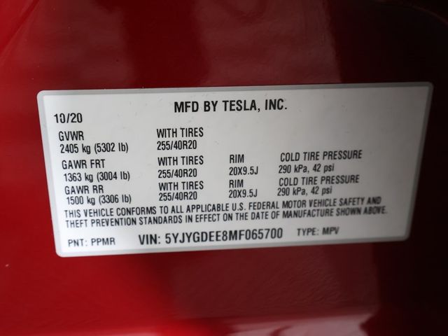 2021 Tesla Model Y Long Range AWD - 22921173 - 54