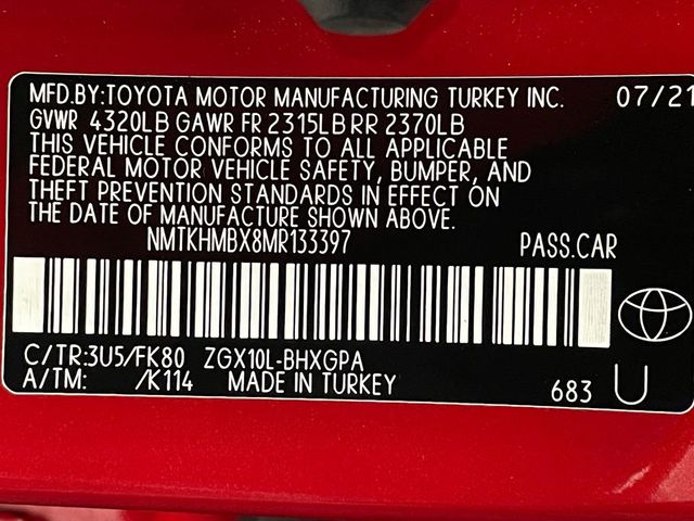 2021 Toyota C-HR LE FWD - 22937511 - 43