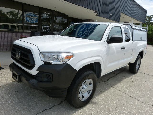 2021 Toyota Tacoma 2WD 2.7L 4CYL. GAS*EXTENDED CAB TRUCK*"ARE" TOPPER WITH LADDER RACK - 22913586 - 1
