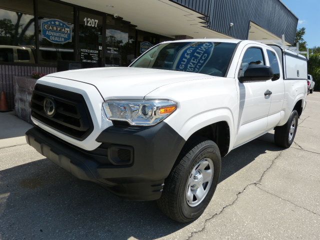 2021 Toyota Tacoma 2WD 2.7L 4CYL. GAS*EXTENDED CAB TRUCK*"ARE" TOPPER WITH LADDER RACK - 22917117 - 1