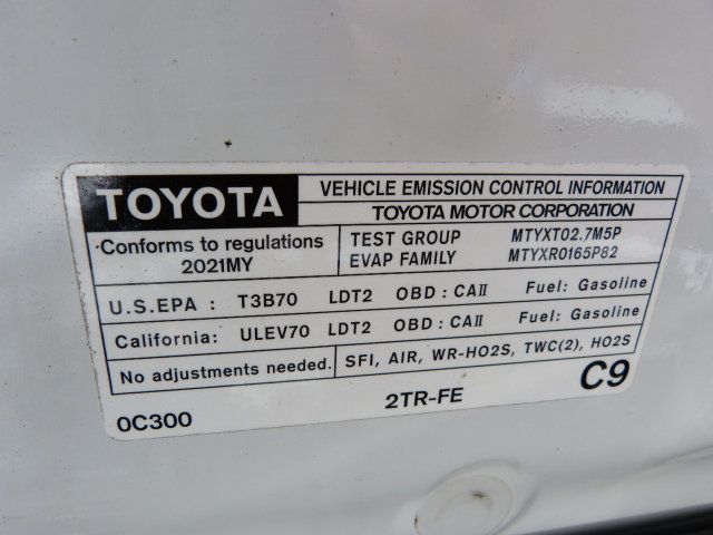 2021 Toyota Tacoma 2WD 2.7L 4CYL. GAS*EXTENDED CAB TRUCK*"ARE" TOPPER WITH LADDER RACK - 22917117 - 39