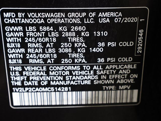 2021 Volkswagen Atlas 2.0T SE 4MOTION - 22905065 - 54