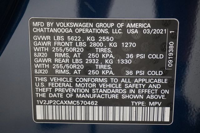 2021 Volkswagen Atlas 2.0T SE w/Technology - 22874925 - 34