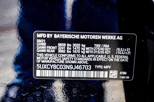 2022 BMW X6 M50i Sports Activity - 22894554 - 47