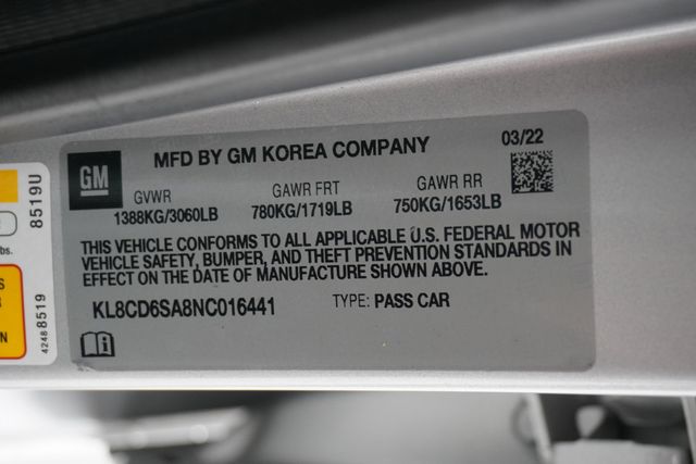 2022 Chevrolet Spark 4dr Hatchback CVT 1LT - 22830789 - 25