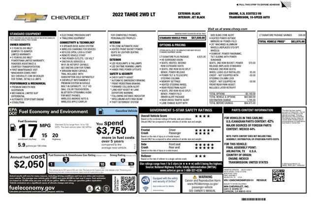 2022 Chevrolet Tahoe LT Signature Plus Pkg - 22934900 - 7