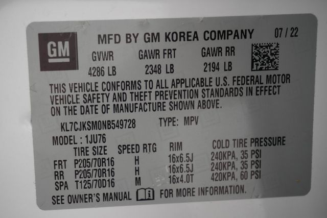 2022 Chevrolet Trax FWD 4dr LS - 22903566 - 28