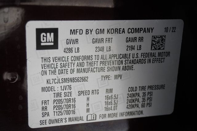 2022 Chevrolet Trax FWD 4dr LT - 22906810 - 24