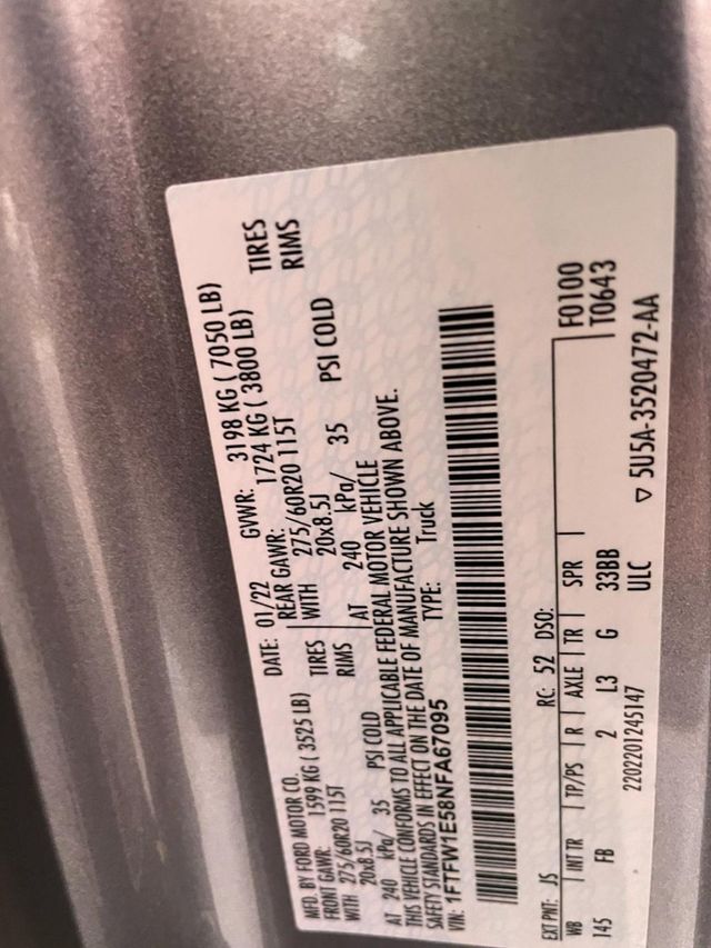 2022 Ford F-150  - 22932677 - 17