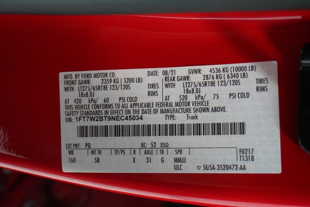 2022 Ford Super Duty F-250 SRW  - 22830214 - 29