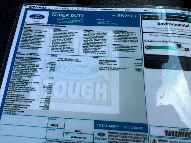 2022 Ford Super Duty F-250 SRW BLACK WIDOW F-250 SCA PERFORMANCE  - 22931149 - 65