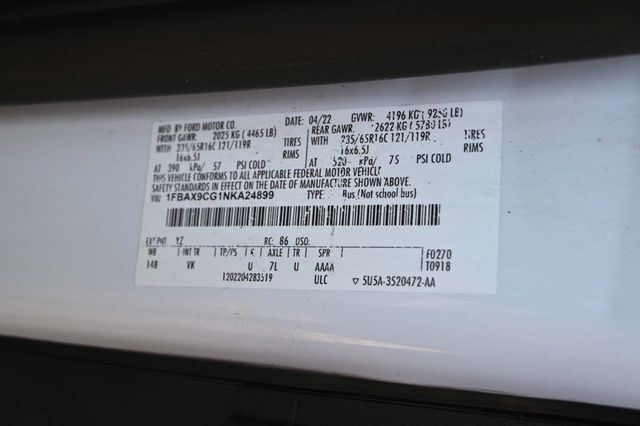 2022 Ford Transit Passenger Wagon T-350 148" Med Roof XL AWD - 22923314 - 30