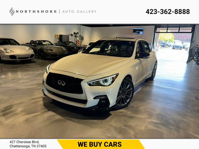 2022 INFINITI Q50 RED SPORT/RWD/HtdSeats/NAV/360Cam/MoonRoof/AdapCruise/BoseSound - 22937053 - 0