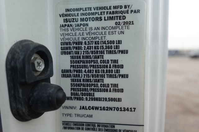2022 Isuzu NPR HD (18ft Box with Lift Gate) - 22935971 - 57