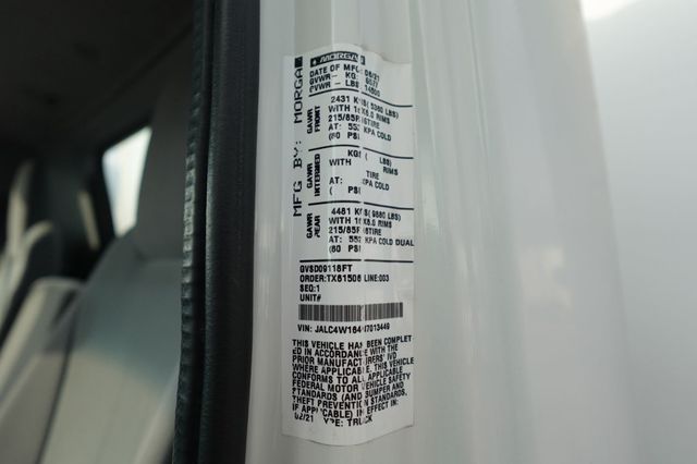 2022 Isuzu NPR HD (18ft Box w/ Lift Gate) - 22938530 - 63