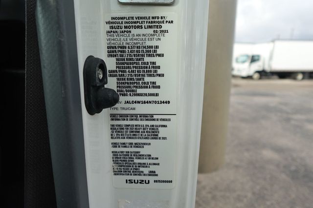 2022 Isuzu NPR HD (18ft Box w/ Lift Gate) - 22938530 - 65