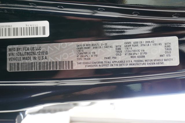 2022 Jeep Gladiator Rubicon 4x4 - 22935064 - 31