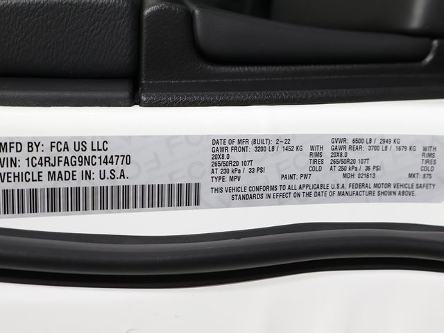 2022 Jeep Grand Cherokee WK Laredo X 4x4 - 22909211 - 52