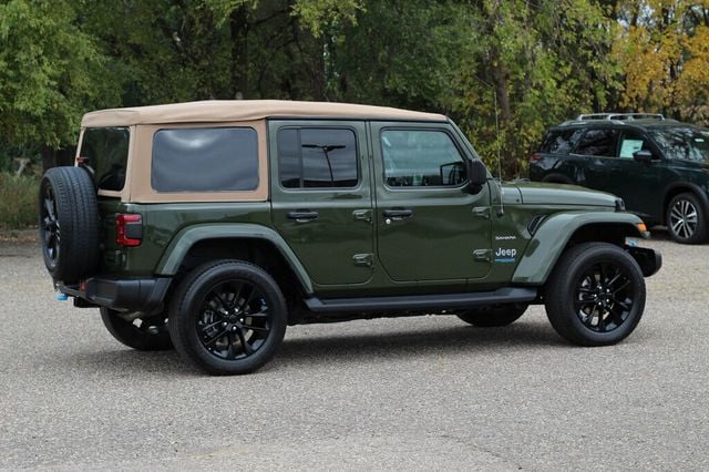2022 Jeep Wrangler 4xe UNLIMITED SAHARA  4xe W/ UCONNECT NAVIGATION/ AUDIO SYSTEM - 22918594 - 2