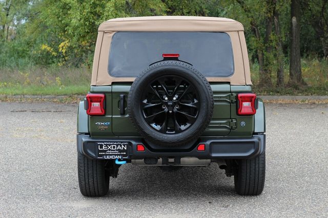 2022 Jeep Wrangler 4xe UNLIMITED SAHARA  4xe W/ UCONNECT NAVIGATION/ AUDIO SYSTEM - 22918594 - 4