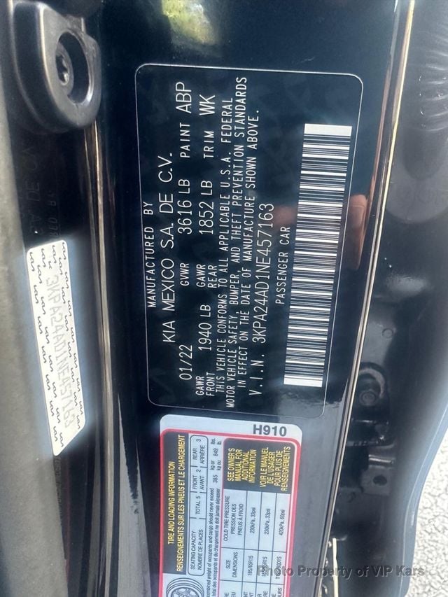 2022 Kia Rio LX IVT - 22933804 - 15