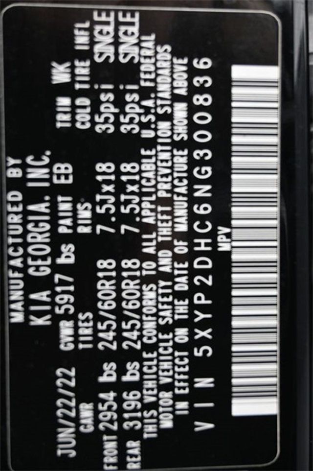 2022 Kia Telluride LX AWD - 22922452 - 3