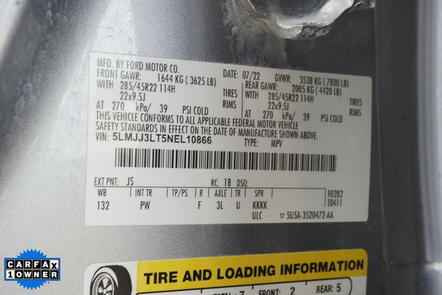 2022 Lincoln Navigator L Reserve 4x4 - 22922554 - 34