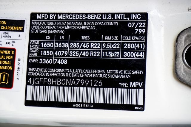 2022 Mercedes-Benz GLS Maybach GLS 600 4MATIC SUV - 22893897 - 62