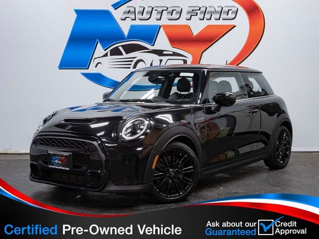 2022 MINI Cooper S Hardtop 2 Door CLEAN CARFAX, ONE OWNER, ICONIC TRIM, PAN SUNROOF, NAVIGATION - 22913337 - 0