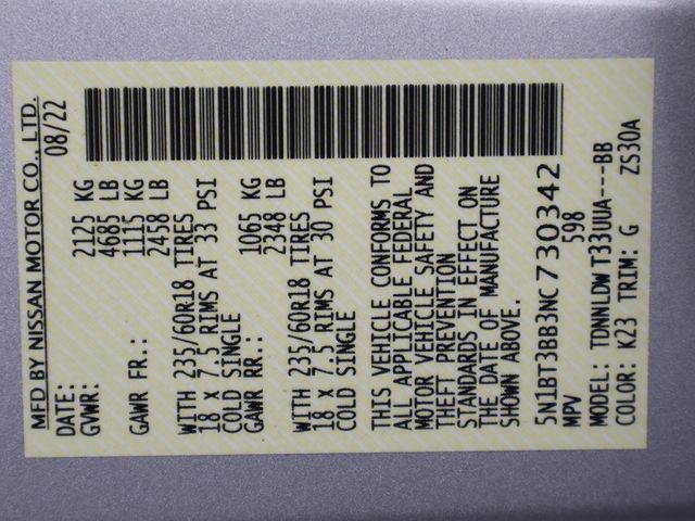 2022 Nissan Rogue AWD SV - 22938915 - 47