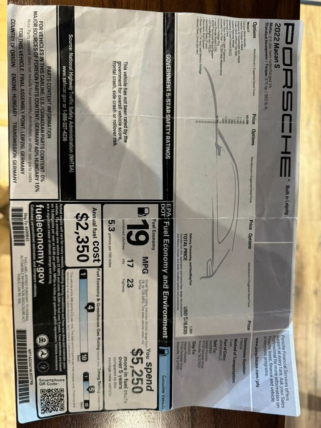 2022 Porsche Macan LocalTrade/S/AWD/PremiumPkgPlus/AirSuspension/360Cam/Htd&CldSts - 22931116 - 35