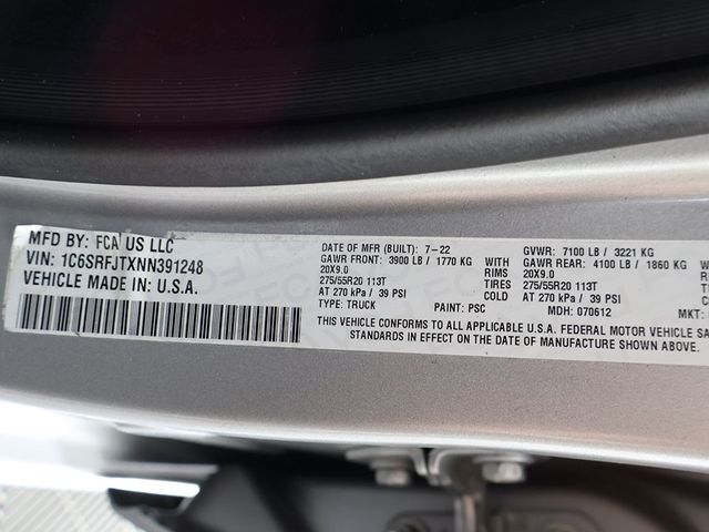 2022 Ram 1500 Laramie 4x4 Crew Cab 5'7" Box - 22881145 - 56