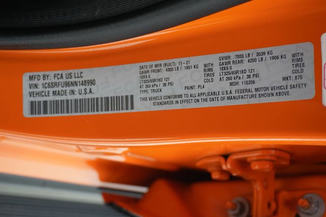 2022 Ram 1500 TRX 4x4 Crew Cab 5'7" Box - 22935412 - 39