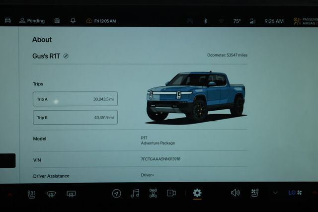 2022 Rivian R1T Adventure Package AWD Quad Motor Drive w/20'' All Terrain Wheels - 22893497 - 13