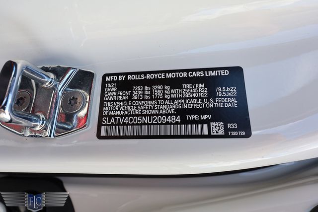 2022 Rolls-Royce Cullinan Sport Utility - 22939850 - 46