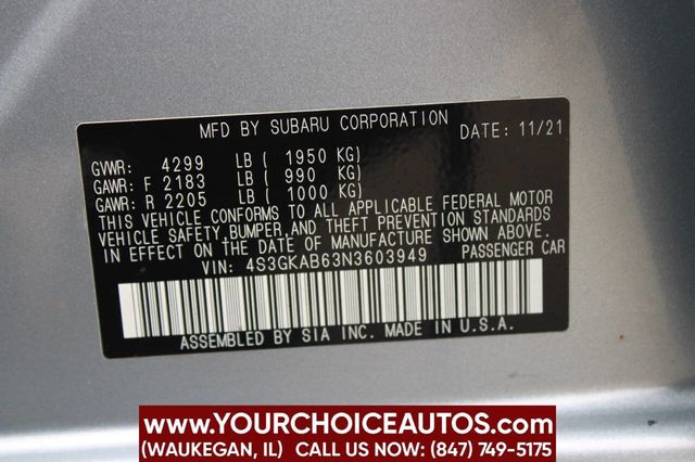 2022 Subaru Impreza 4-door CVT - 22911206 - 30