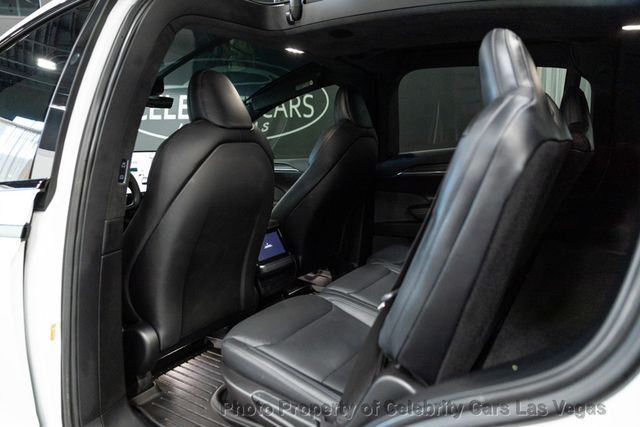 2022 Tesla Model X Matte PPF, Yoke, 22", Pearl White, autopilot, warranty - 22598604 - 24