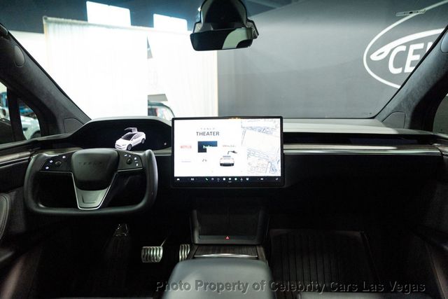 2022 Tesla Model X Matte PPF, Yoke, 22", Pearl White, autopilot, warranty - 22598604 - 36